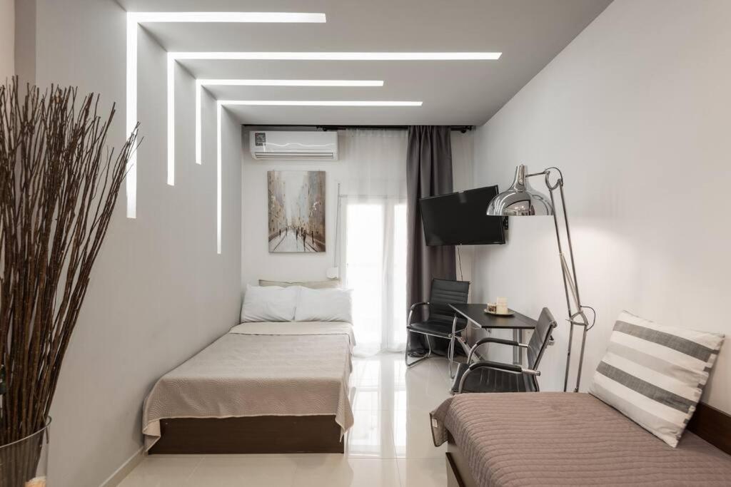 Modern Office Apartment.Wifi,2A/C,Luxury Fur/Tures Tesalónica Exterior foto